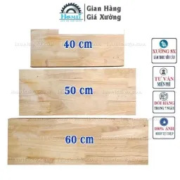 Gỗ Ghép Cao Su Bản 20cm Dùng Làm Kệ - Mặt Bàn. 100% Gỗ Thịt Có Độ Bền Cao Dễ Dàng Gia Công. Nhiều Kích Thước Lựa Chọn