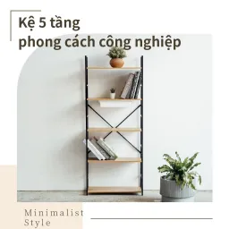 Kệ Để Đồ Đa Năng, Kệ Trưng Bày Khung Sắt Chắc Chắn RICHOME SH607, Thiết Kế Hiện Đại, Sang Trọng