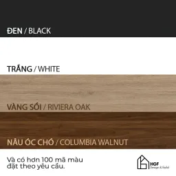 BRUNA, Tủ Lưu Trữ 5 Cánh Phủ Sơn 2K, TLT_028, 150x40x90cm, Nội thất HGF