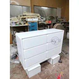 CABINET - TỦ CONSOLE DECOR/ TỦ ĐỒ 6 NGĂN GỖ HIỆN ĐẠI Dài 1m2 x Sâu 40cm x Cao 80cm - Nhận làm theo yêu cầu