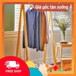 Giá Treo Quần Áo -Freeship- Kệ Treo Quần Áo Chữ A 1 Tầng Đa Năng Gỗ MDF Cao Cấp