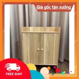 Tủ Giày Gỗ Kệ Để Dép Đa Năng, Tủ Có Cửa Đựng Đồ Tiện Ích