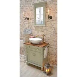 TỦ LAVABO CỔ ĐIỂN CHÂN TIỆN CHẠY CHỈ HOA VĂN #tiemdecorthang10