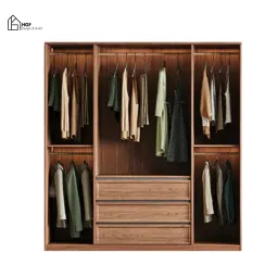 VERA, Tủ Quần Áo Gỗ MDF Hiện Đại Sang Trọng, TQA_039, Chiều dài x 60 x chiều cao cm, Nội thất HGF