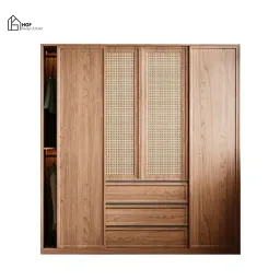 VERA, Tủ Quần Áo Gỗ MDF Hiện Đại Sang Trọng, TQA_039, Chiều dài x 60 x chiều cao cm, Nội thất HGF