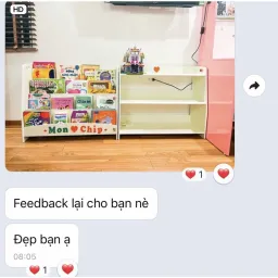 Kệ sách cho bé, kệ đồ chơi cho bé,kệ giáo cụ, giá sách gỗ Montessori cho bé KDC