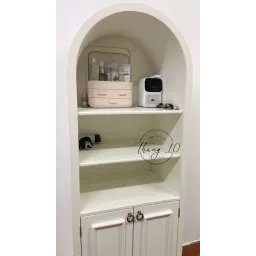 TỦ ĐỨNG TRƯNG BÀY/ TỦ DECOR/ TỦ TRANG TRÍ GỖ MÁI VÒM