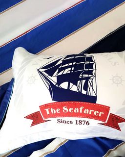 Bộ Chăn Ga Gối Cotton Seafarer