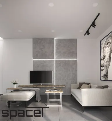 Phòng khách - Nhà phố Đồng Nai 3PN - Phong cách Modern