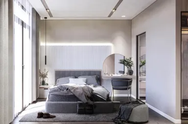 Phòng ngủ - Nhà phố Bảo Minh Residence - Phong cách Modern