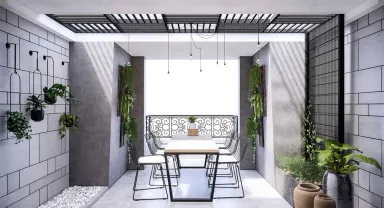 Sân thượng - Nhà phố Bảo Minh Residence - Phong cách Modern Sân thượng - Nhà phố Bảo Minh Residence - Phong cách Modern