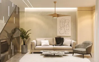 Phòng khách - Nhà phố Bảo Minh Residence - Phong cách Modern