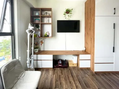 Phòng ngủ - Căn hộ Mizuki Park 5 78m2 - Phong cách Modern