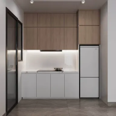 Phòng bếp - Căn hộ Midtown (The Peak) - Phong cách Modern
