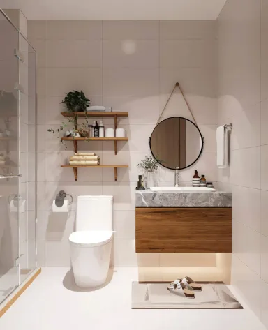 Phòng tắm - Căn hộ Eco Green - Phong cách Modern Phòng tắm - Căn hộ Eco Green - Phong cách Modern