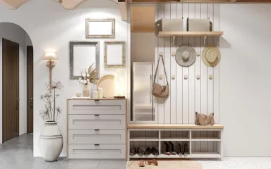 Lối vào - Căn hộ Saigon Pearl - Phong cách Scandinavian + Tropical