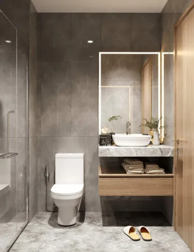 Phòng tắm - Căn hộ Celadon City (Nhà mẫu) - Phong cách Modern Phòng tắm - Căn hộ Celadon City (Nhà mẫu) - Phong cách Modern