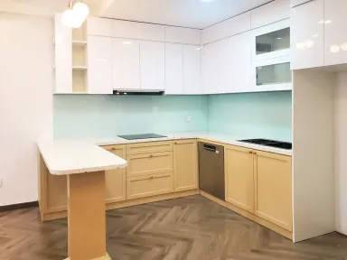 Phòng bếp - Căn hộ The Sun Avenue 85m2 - Phong cách Modern