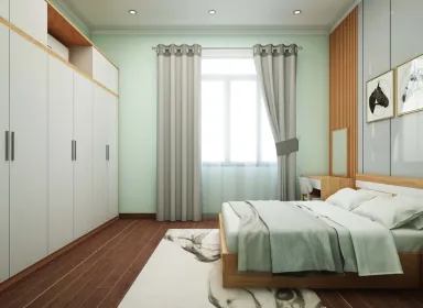 Phòng ngủ - Nhà phố 220m2 tại Tây Ninh - Phong cách Modern