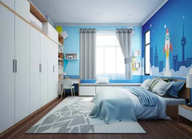 Phòng cho bé - Nhà phố 220m2 tại Tây Ninh - Phong cách Modern