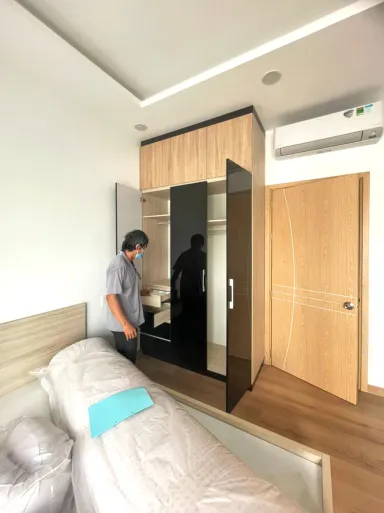 Phòng ngủ - Nhà phố 400m2 tại Gò Vấp - Phong cách Modern