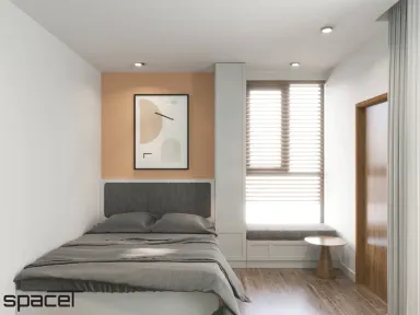 Phòng ngủ - Căn hộ Centana Quận 2 - Phong cách Scandinavian + Modern