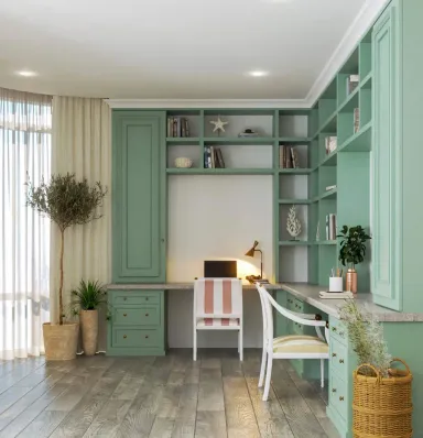Phòng làm việc - Nhà phố Quận 3 - Phong cách Neo Classic