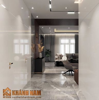  Lối vào - Nhà phố 80m2 tại Thủ Đức - Phong cách Modern 