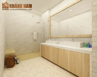 Phòng tắm - Căn hộ The Landmark 6 (Vinhomes) - Phong cách Modern