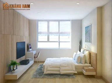 Phòng ngủ - Căn hộ The Landmark 6 (Vinhomes) - Phong cách Modern