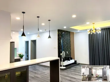 Phòng khách - Căn hộ Tân Phước Plaza Quận 11 - Phong cách Modern