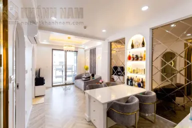 Phòng khách Phòng ăn - Căn hộ Saigon South Nhà Bè - Phong cách Neo Classic