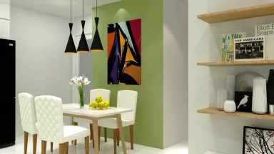 Phòng ăn - Căn hộ chung cư tại Cần Thơ - Phong cách Modern