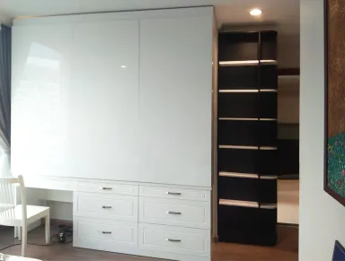Phòng ngủ - Căn hộ The Park 7 (Vinhomes Central Park) - Phong cách Modern