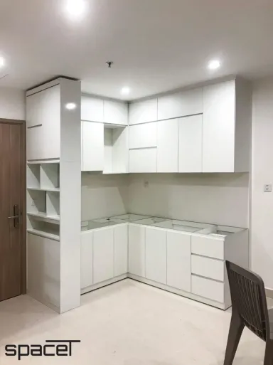 Phòng bếp - Căn hộ The Origami (Vinhomes Quận 9) - Phong cách Modern