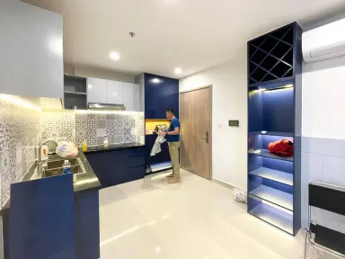 Phòng bếp - Căn hộ Vinhomes Grand Park - Phong cách Modern