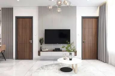 Phòng khách - Căn hộ Midtown - Phong cách Modern