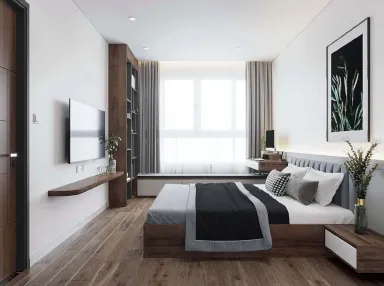 Phòng ngủ - Căn hộ Midtown - Phong cách Modern