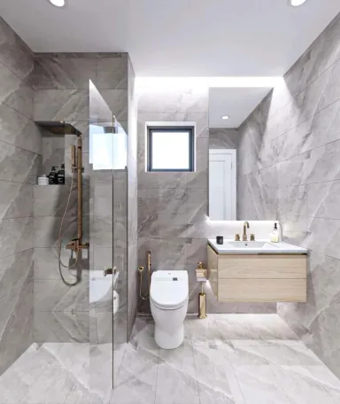 Phòng tắm - Căn hộ 1PN Midtown Quận 7 - Phong cách Modern