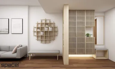 Lối vào - Căn hộ Akari City - Phong cách Japandi