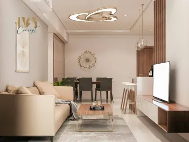 Phòng khách Phòng ăn - Căn Hộ Emerald (Celadon City) - Phong cách Modern