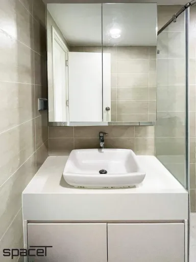 Phòng tắm - Căn hộ Hoàng Anh Giai Việt Quận 8 - Phong cách Minimalist