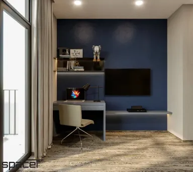 Phòng ngủ Phòng làm việc - Shophouse The Manhattan Glory (Vinhomes) - Phong cách Modern