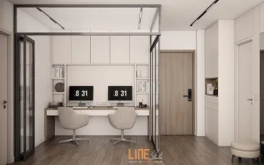 Phòng làm việc - Căn hộ Hado Centrosa Garden Quận 10 - Phong cách Modern