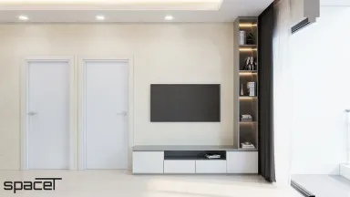 Phòng khách - Căn hộ Canary (Diamond Island) - Phong cách Modern