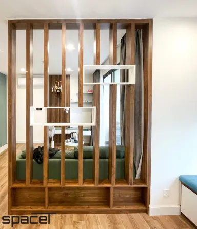 Phòng khách Góc thư giãn - Căn hộ Vinhomes Origami Quận 9 - Phong cách Modern