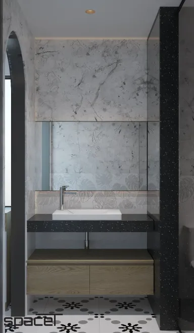 Phòng tắm - Nhà phố Quận 10 - Phong cách Modern