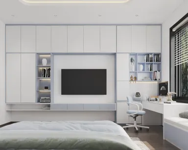 Phòng ngủ - Nhà phố Bà Rịa Vũng Tàu - Phong cách Modern
