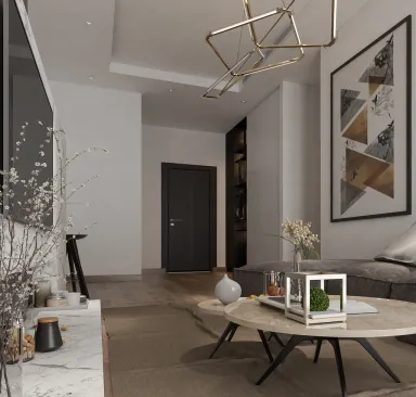 Phòng khách Lối vào - Căn hộ Sarimi Sala - Phong cách Modern