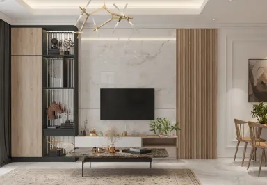Phòng khách - Căn hộ Celadon City (Nhà mẫu) - Phong cách Neo Classic